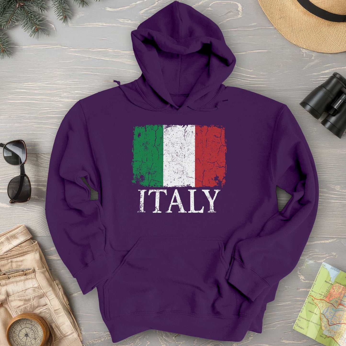 Italy Flag Hoodie