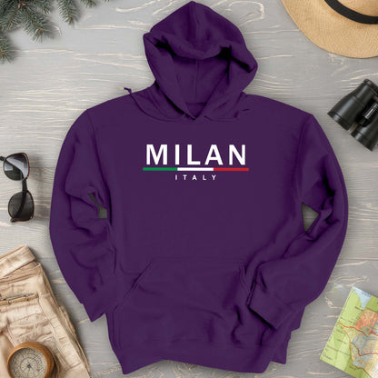 Milan Italy Stripe Hoodie