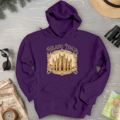 Duomo di Milano Sepia Hoodie