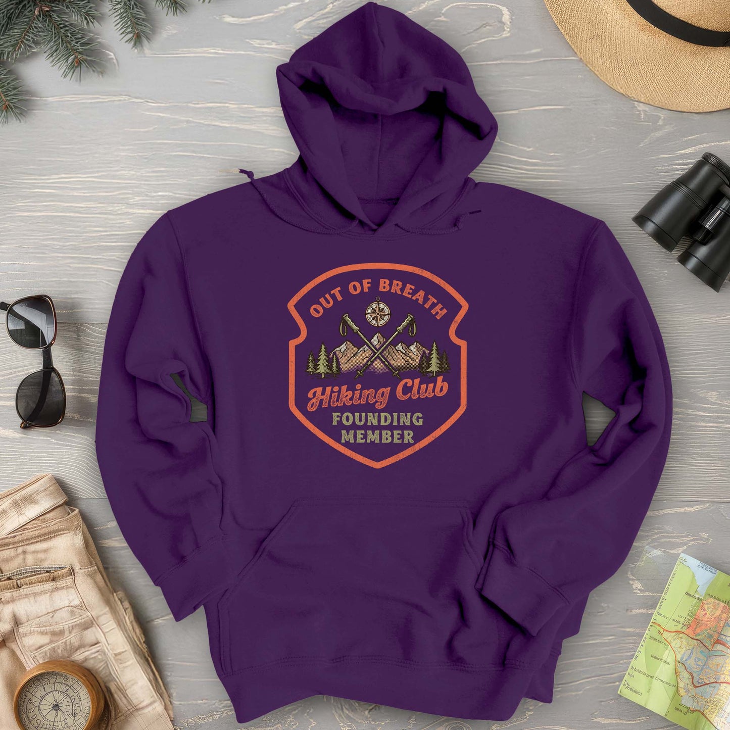 Out of Breath Hiking Club Hoodie