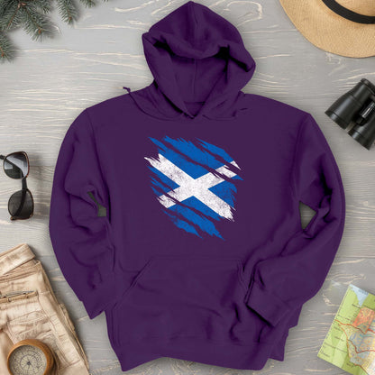 Scotland Weathered Flag Hoodie