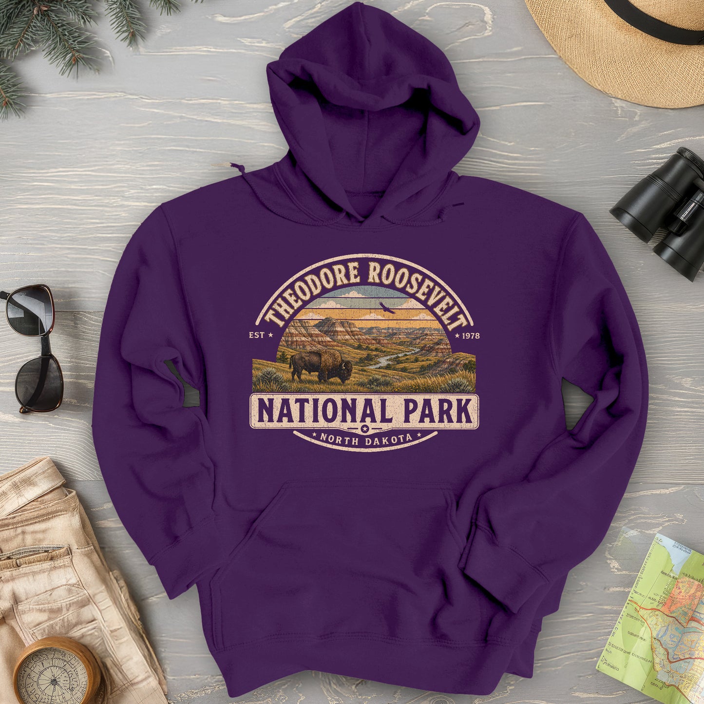 Theodore Roosevelt Medallion Hoodie