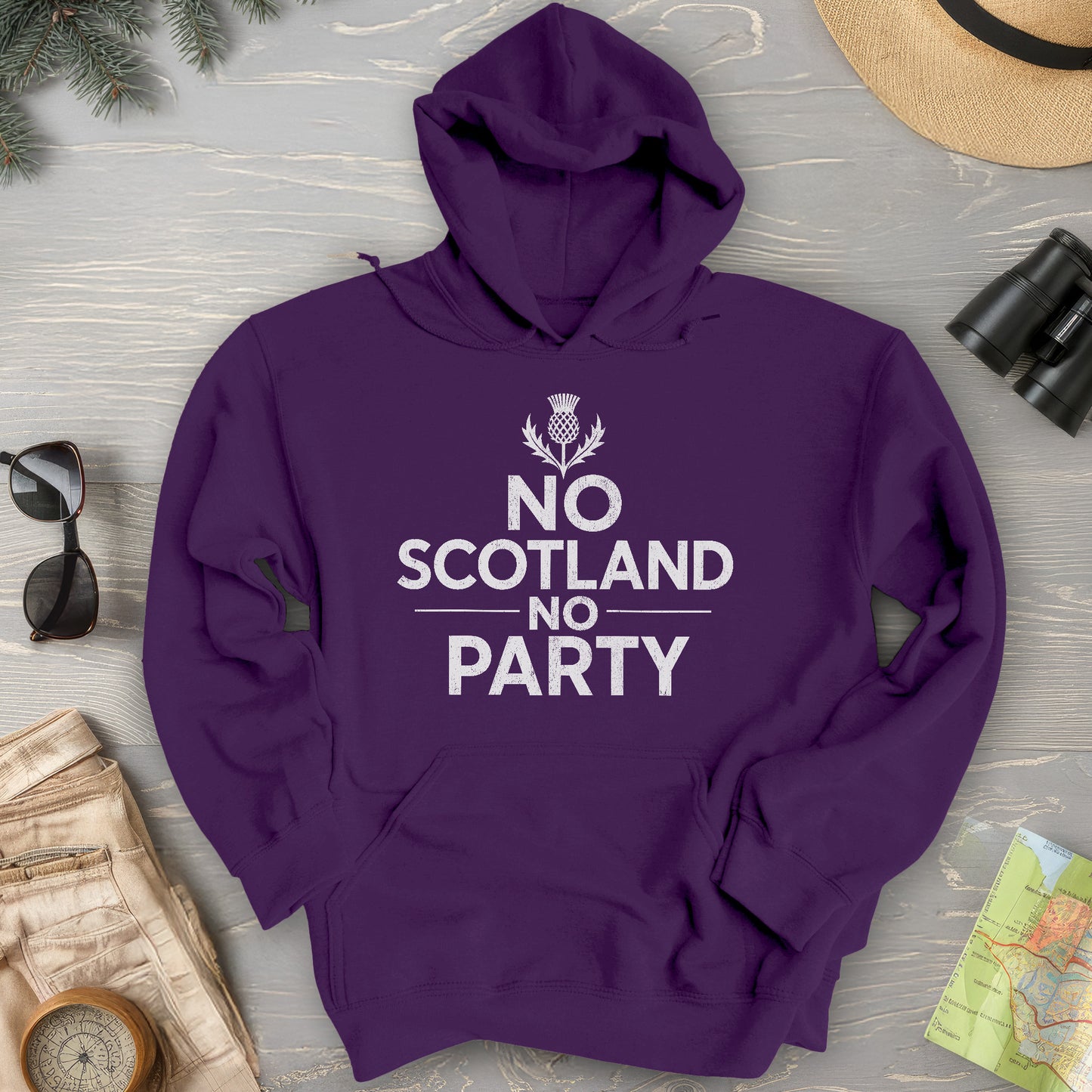 Scotland No Party Bold Hoodie