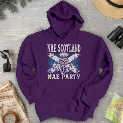 Nae Scotland Vintage Flag Hoodie