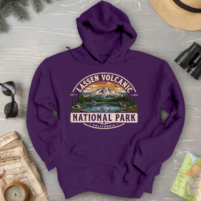 Lassen Volcanic Medallion Hoodie