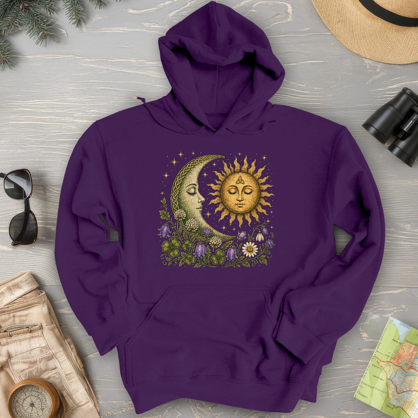 Irish Celtic Celestial Hoodie