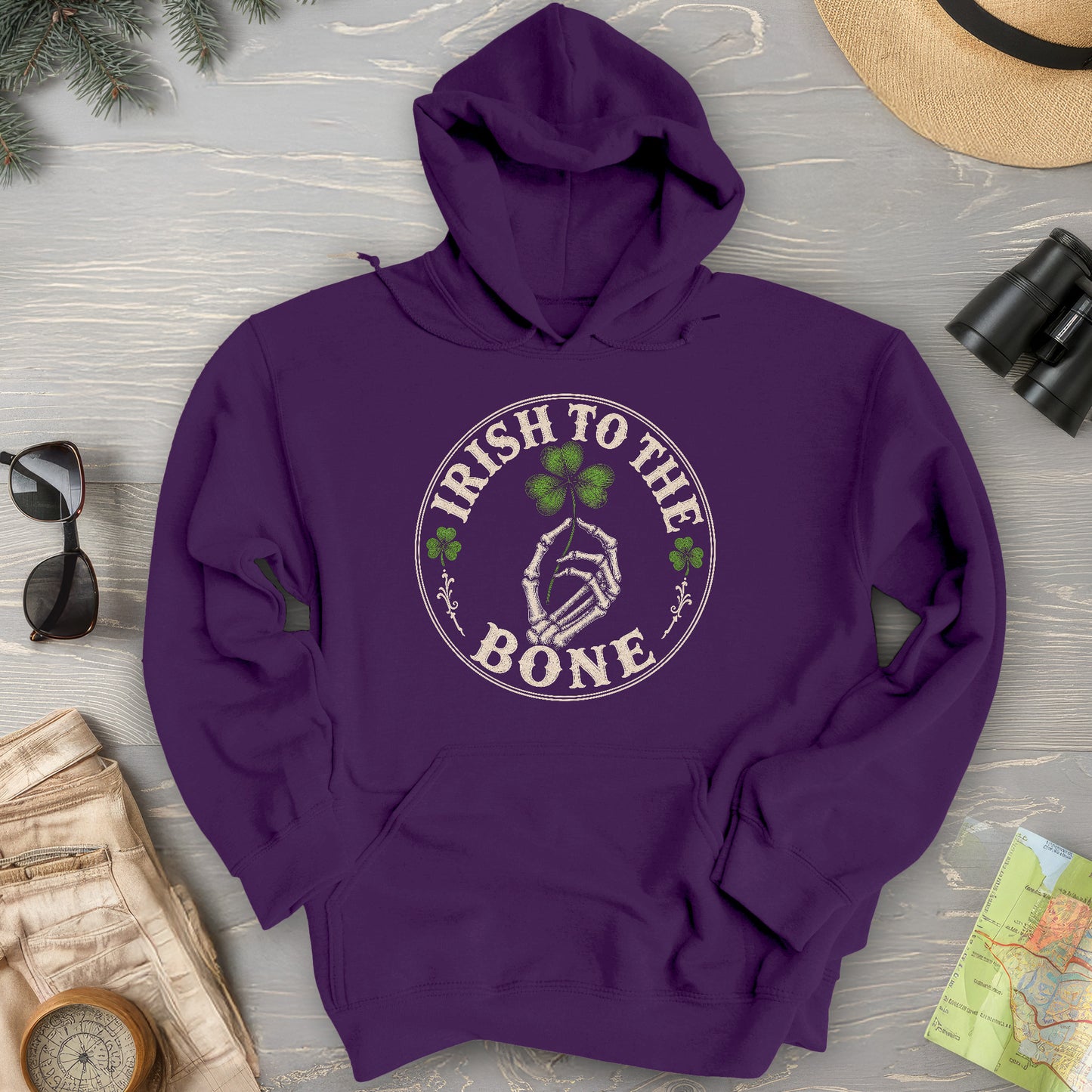 Irish Bone Hand Hoodie