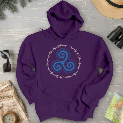 Triskele Ogham Hoodie