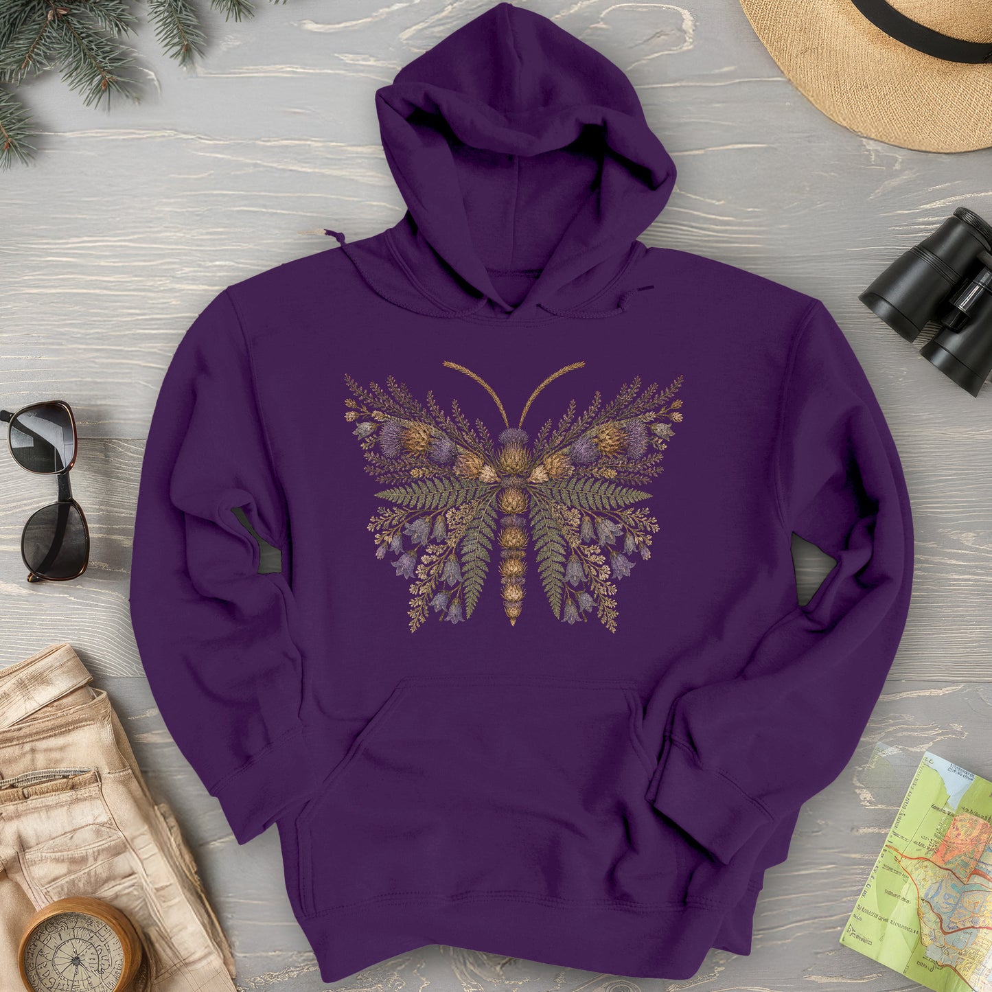 Thistle Butterfly Hoodie
