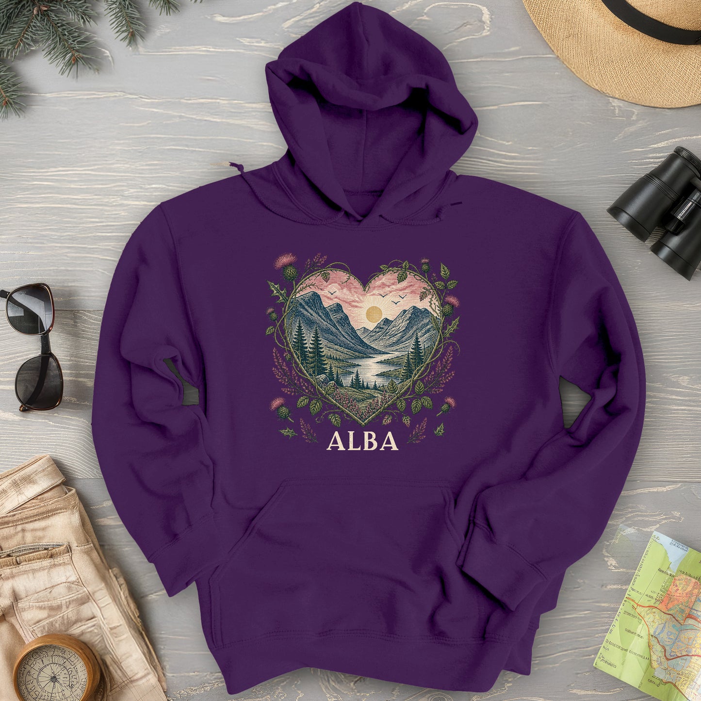 Alba Heart Hoodie