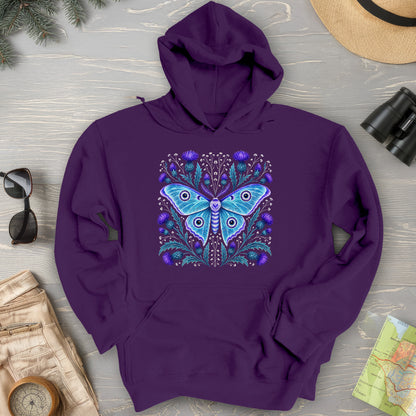 Emperor Moth Thistle Hoodie