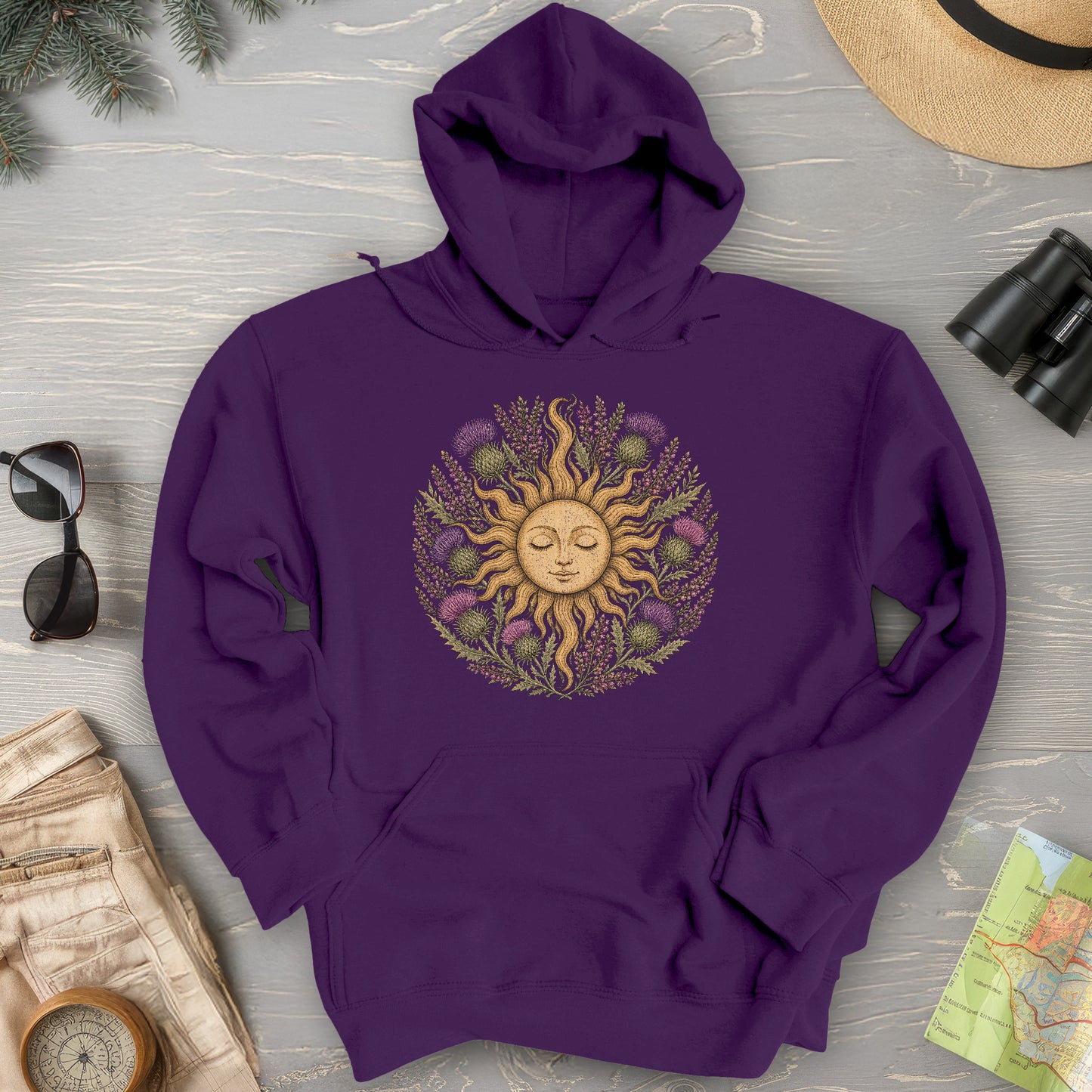 Thistle Celestial Sun Hoodie