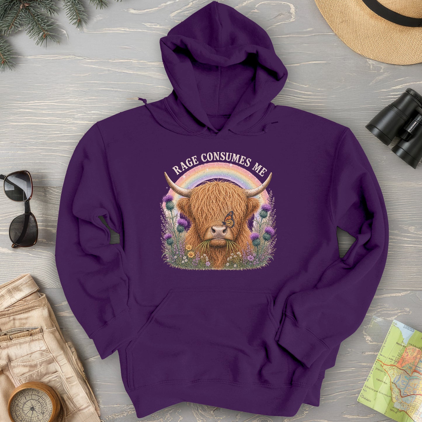 Raging Coo Rainbow Hoodie