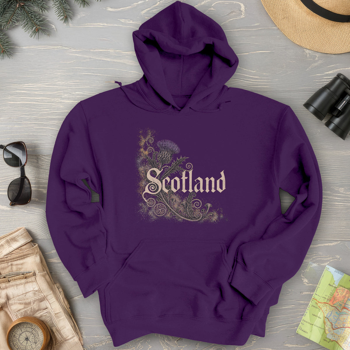 Scotland Ancient Symbols Hoodie