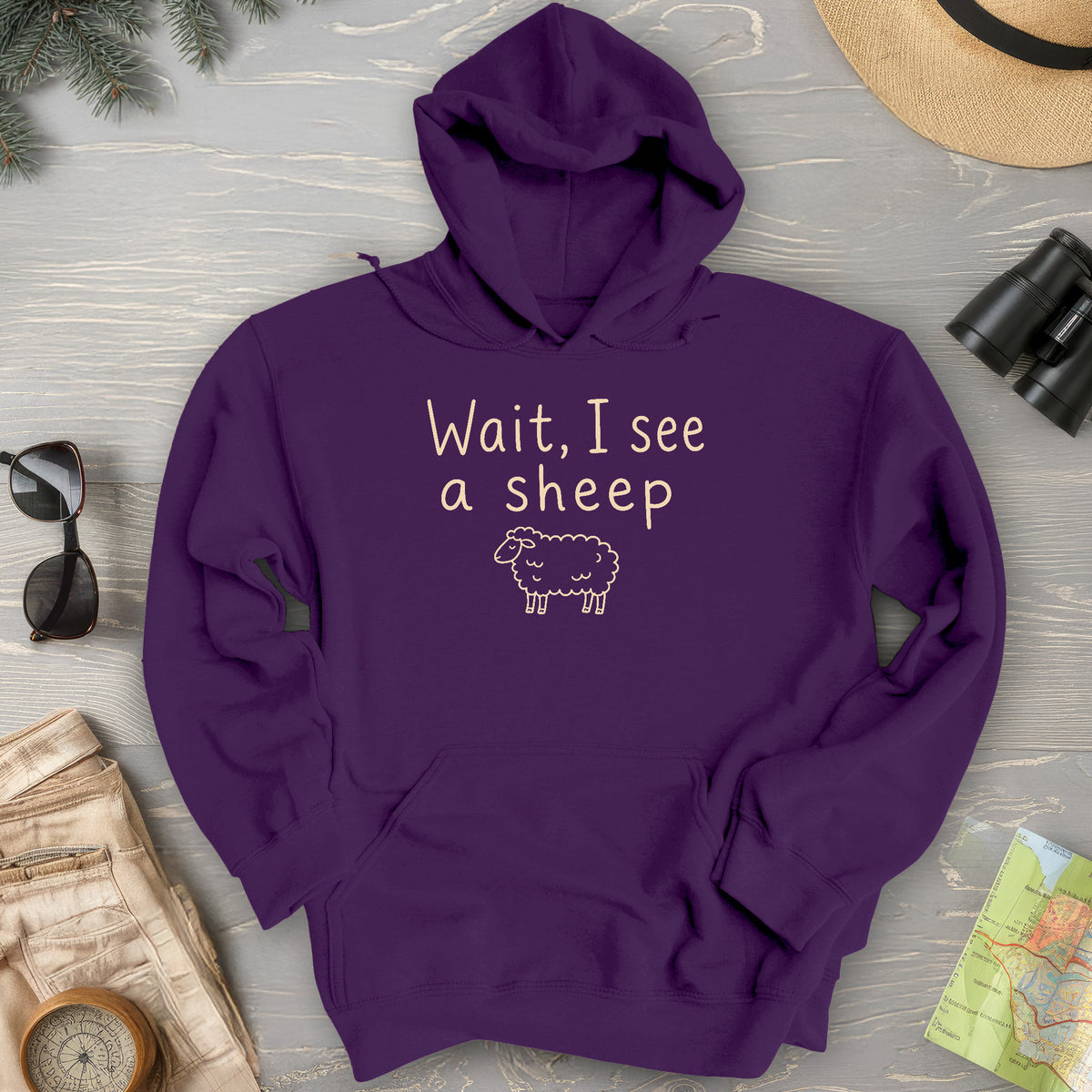 Wait I See A Sheep Hoodie