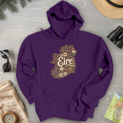 Éire Floral Map Hoodie
