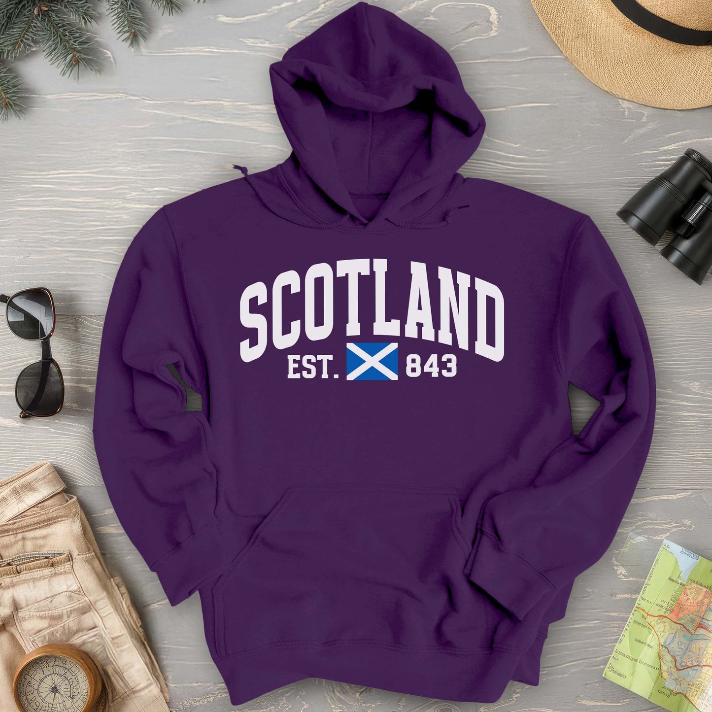 Scotland Varsity Flag Hoodie
