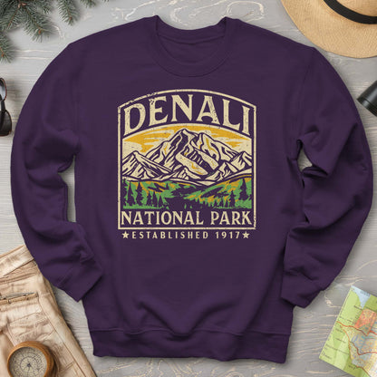 Denali National Park Vintage Crewneck Sweatshirt