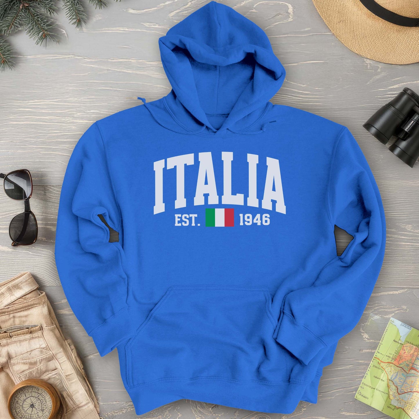 Italia Varsity Flag Hoodie