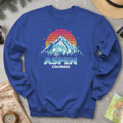 Aspen "80's Vintage Sunset" Sweatshirt