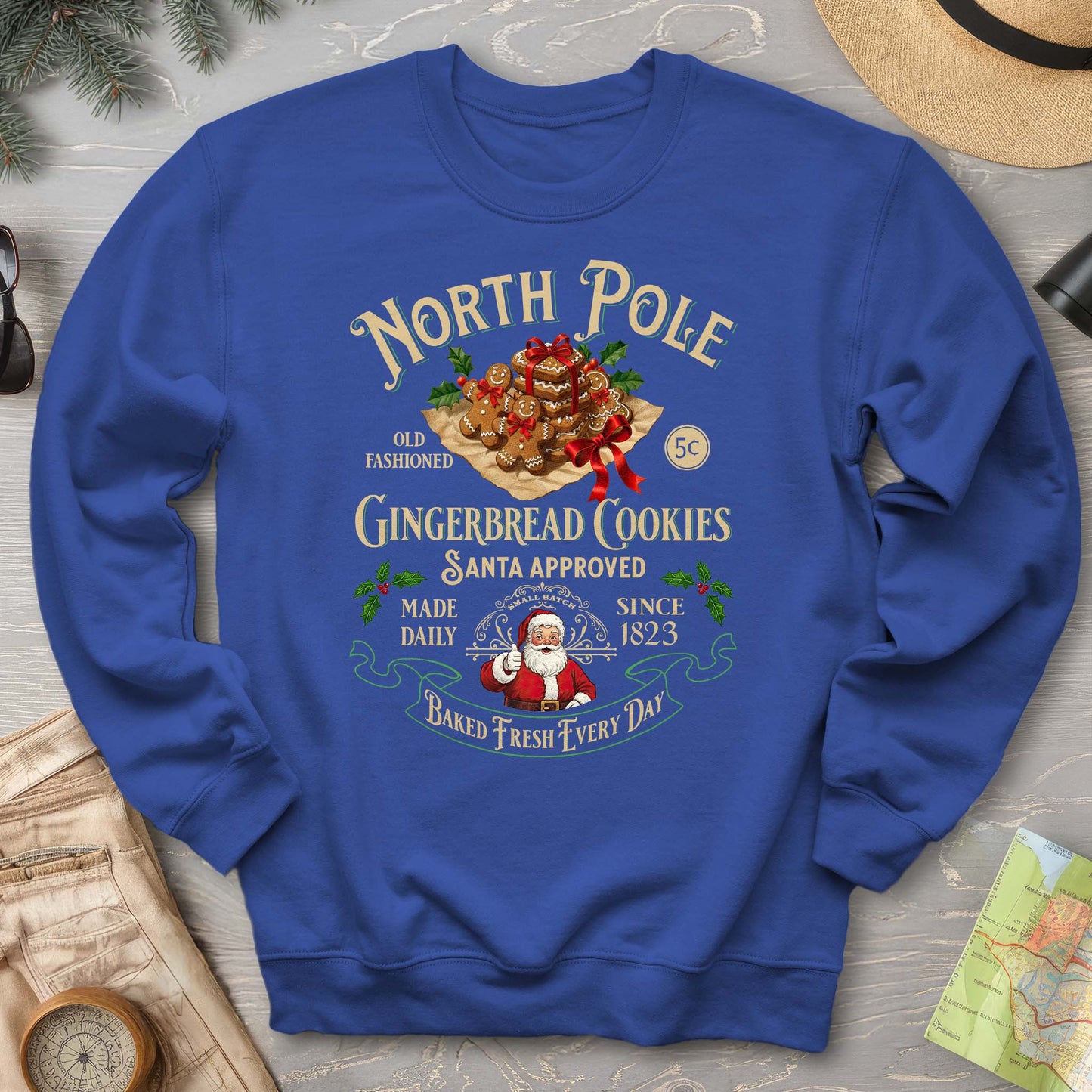 North Pole Gingerbread Cookies Sweatshirt