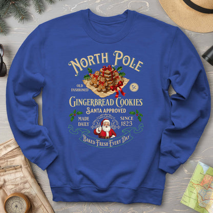 North Pole Gingerbread Cookies Sweatshirt