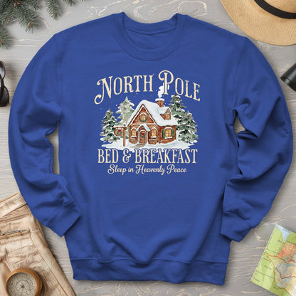 North Pole Bed and Breakfast "Heavenly Peace" Sweatshirt