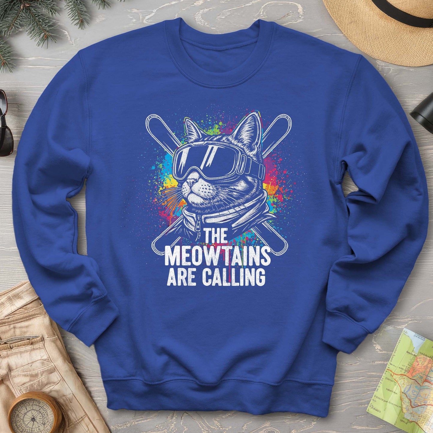 The Meowtains are Calling Sweatshirt