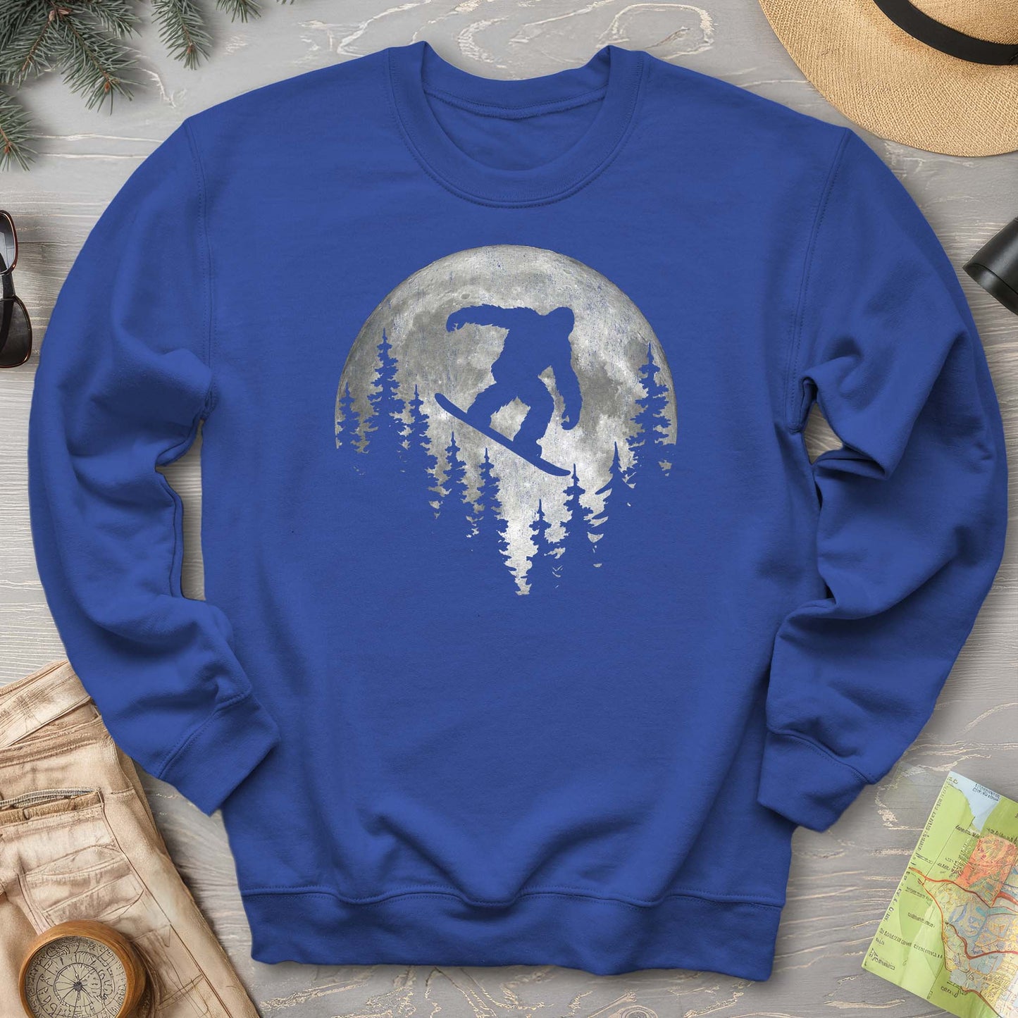 Bigfoot Snowboard Sweatshirt