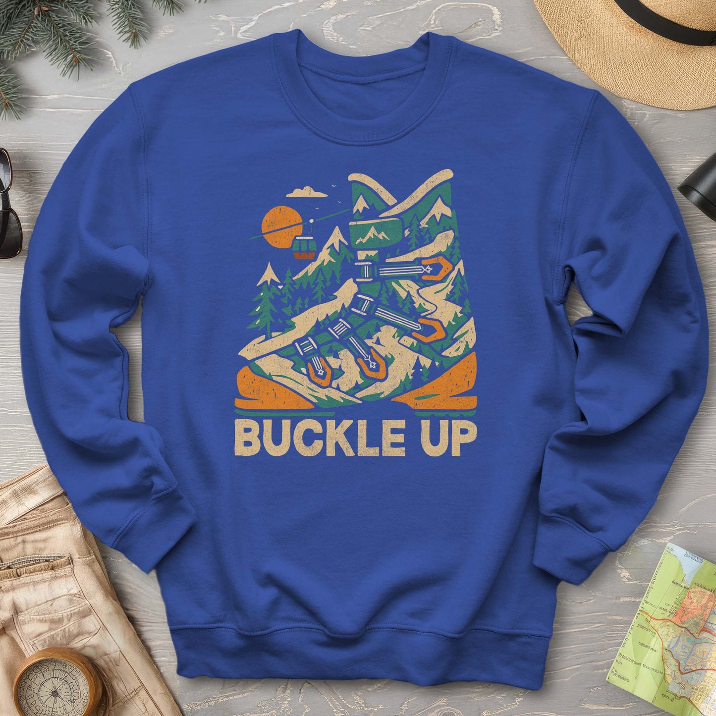 Buckle Up Ski Boot Sweatshirt