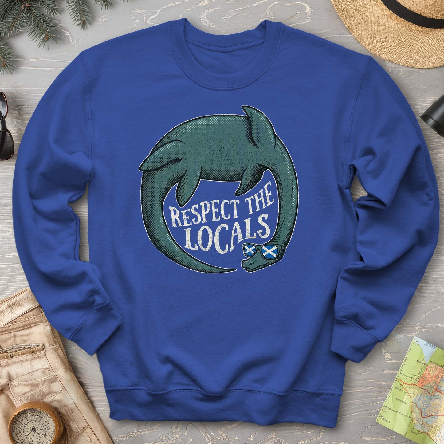 Loch Ness Respect The Locals Sweatshirt