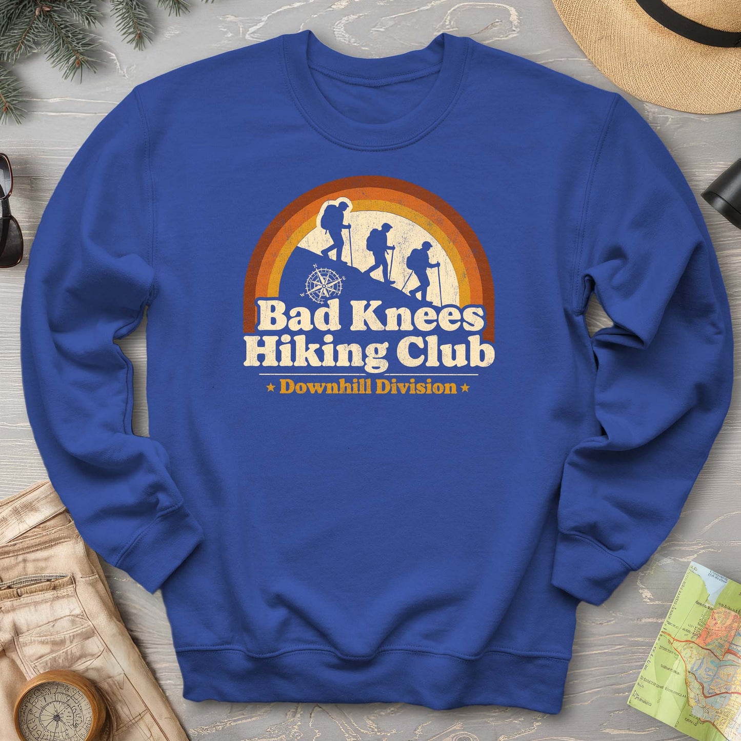 Bad Knees Hiking Club Sweatshirt