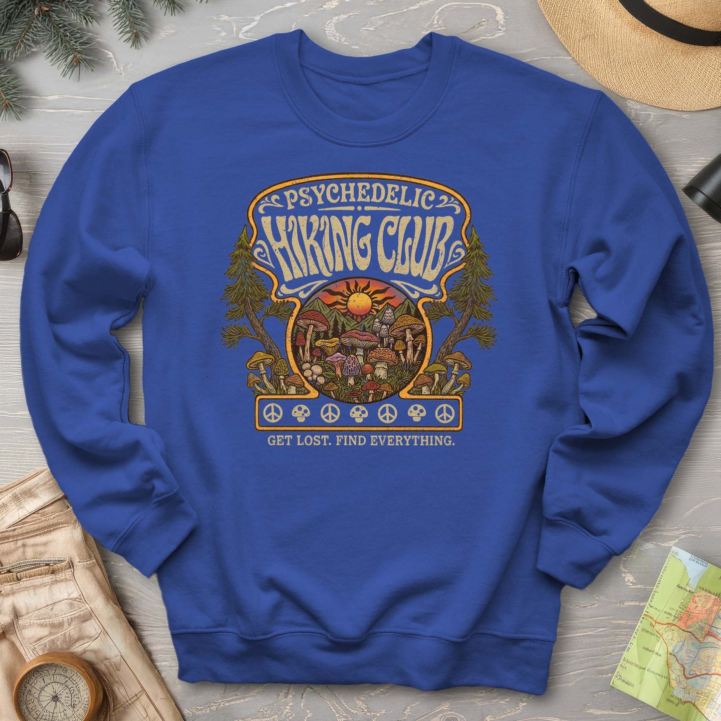 Pyschedelic Hiking Club V2 Sweatshirt