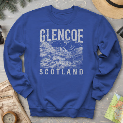 Glencoe Scotland Sketch Sweatshirt