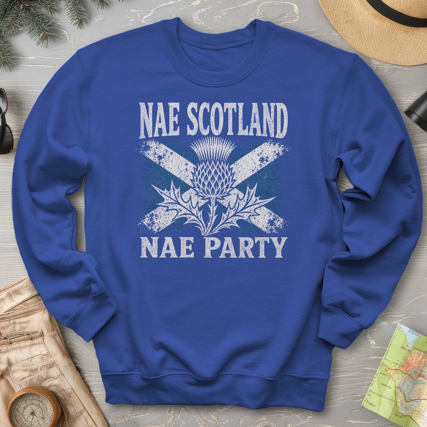 Nae Scotland Vintage Flag Sweatshirt