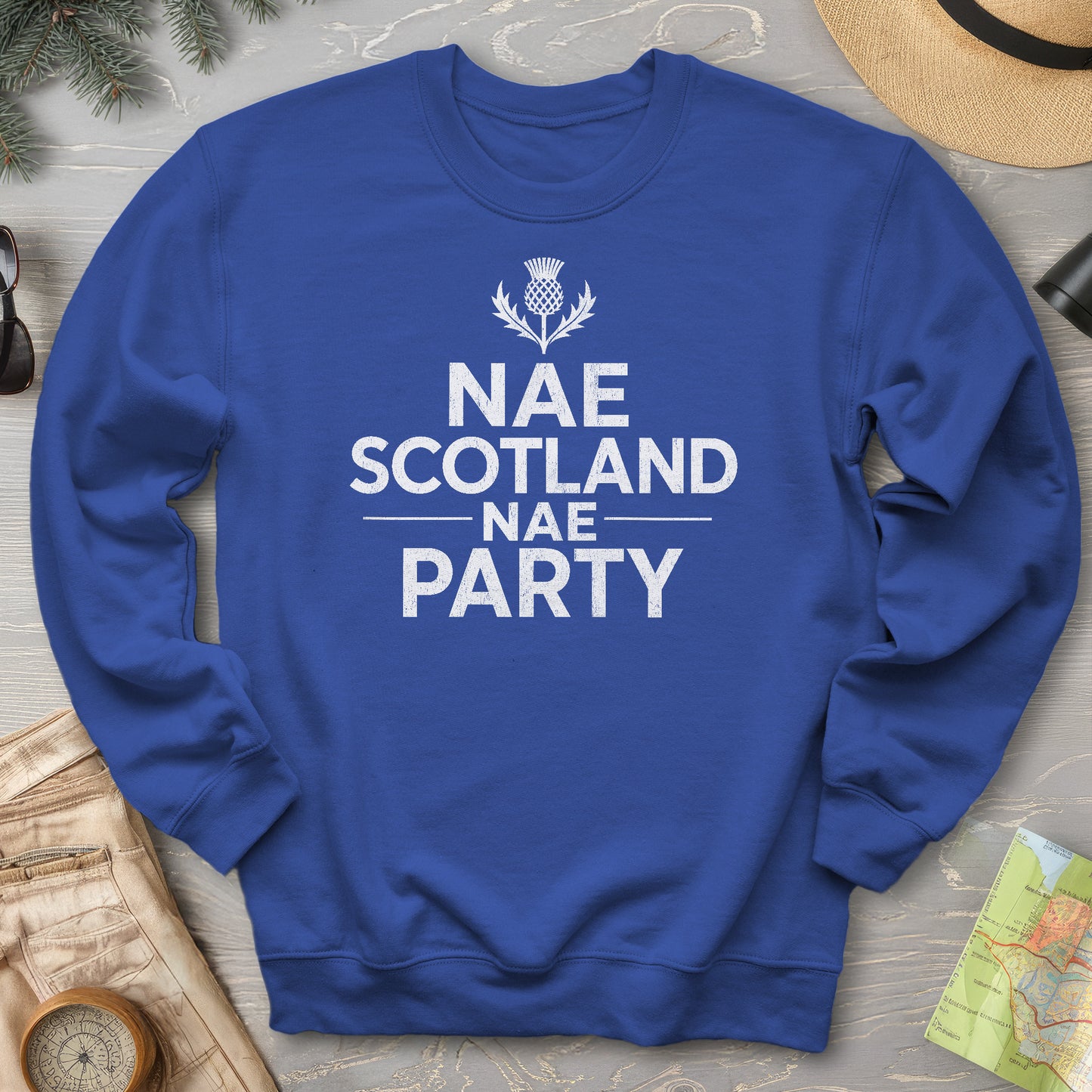 Nae Party Thistle Sweatshirt