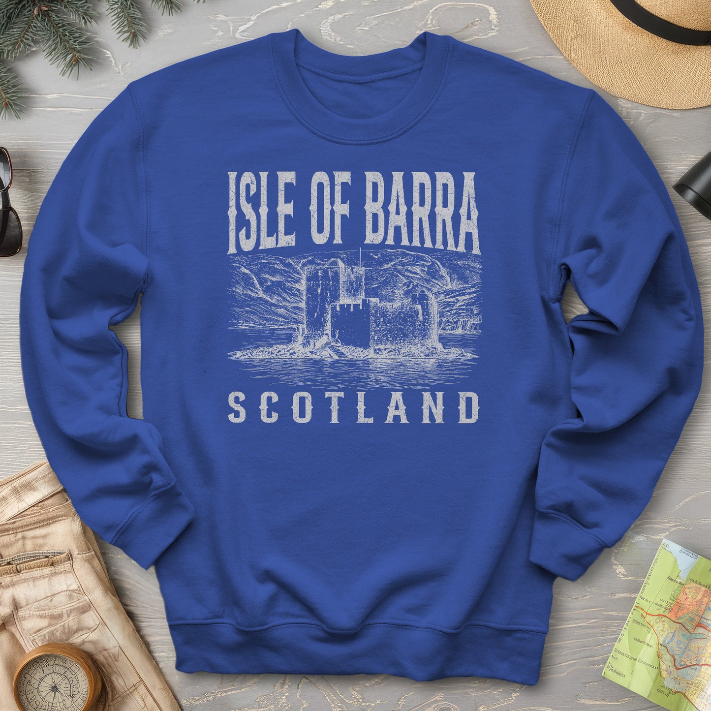 Isle of Barra Scotland Sketch Sweatshirt