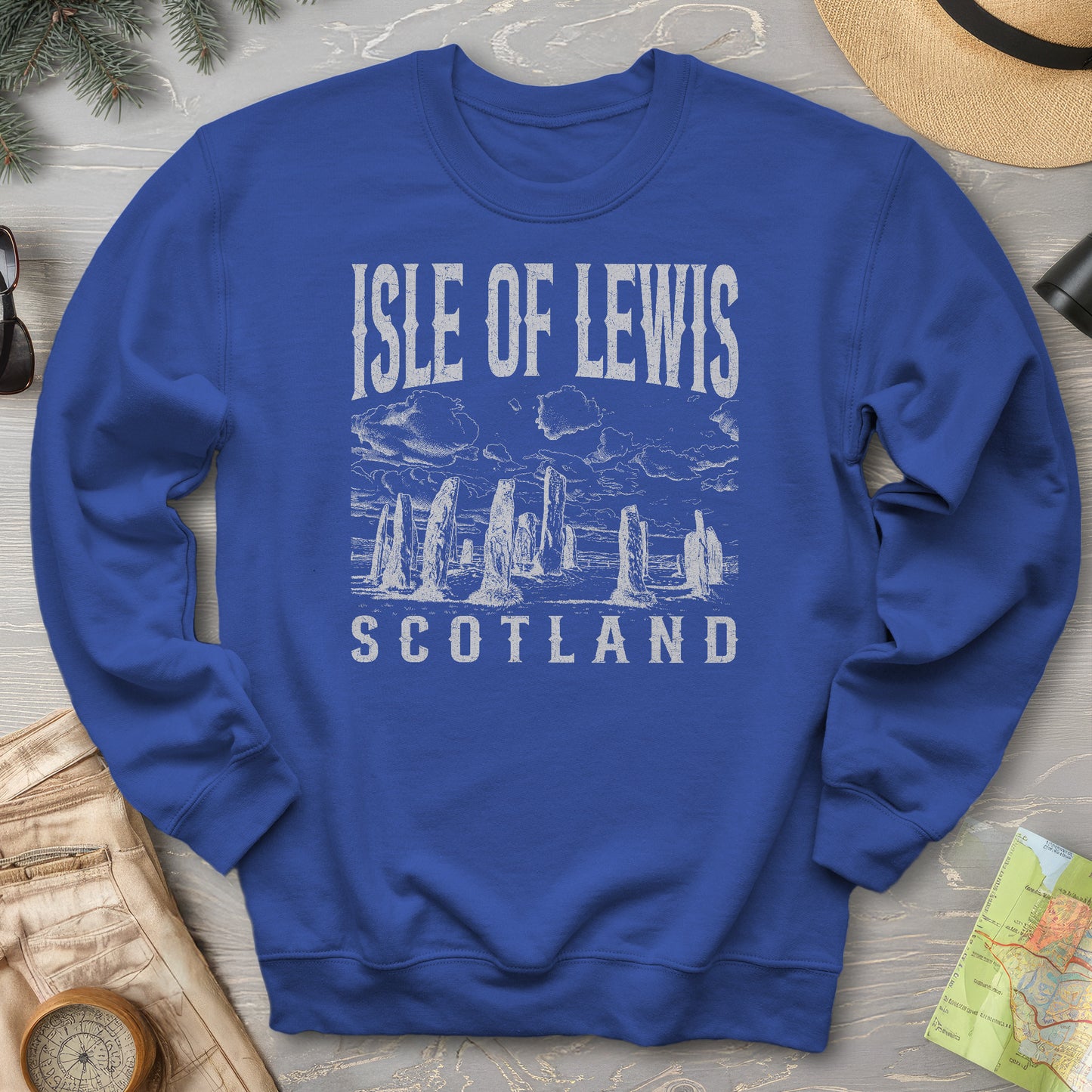 Isle of Lewis Scotland Sketch Sweatshirt