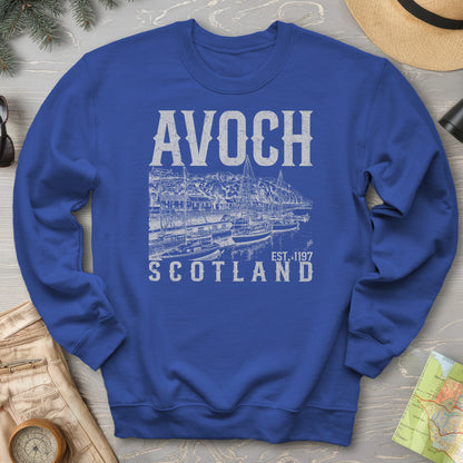 Avoch Scotland Sketch Sweatshirt