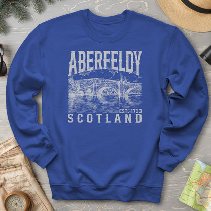 Aberfeldy Scotland Sketch Sweatshirt