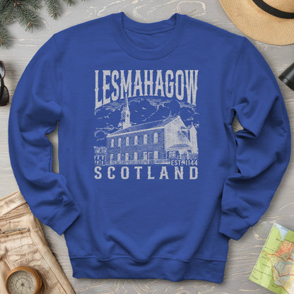 Lesmahagow Scotland Sketch Sweatshirt