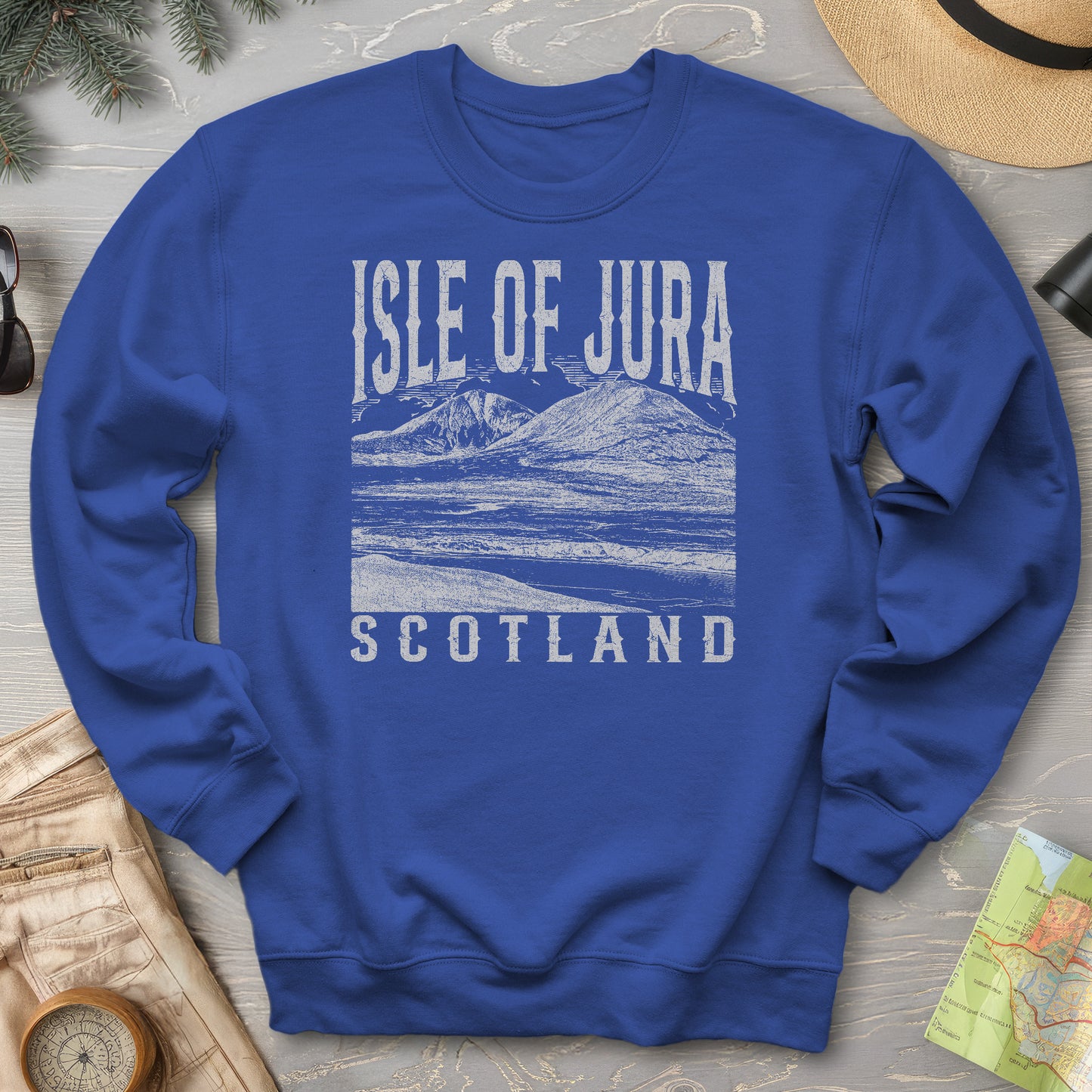 Isle of Jura Scotland Sketch Sweatshirt