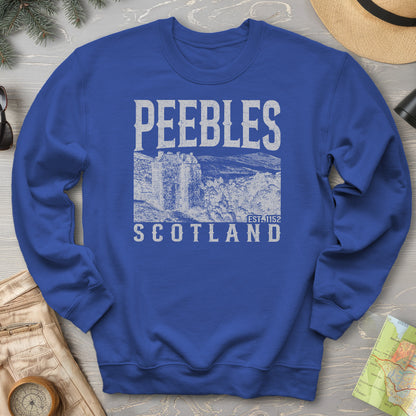 Peebles Scotland Sketch Sweatshirt
