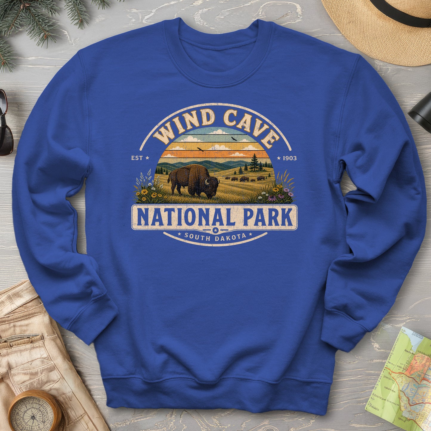 Wind Cave Medallion Sweatshirt