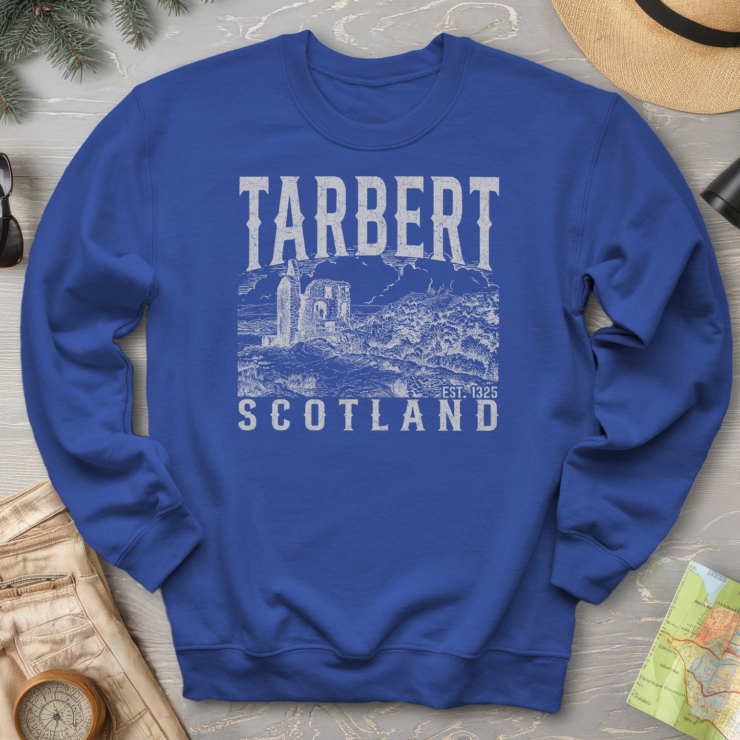 Tarbert Scotland Sketch Sweatshirt