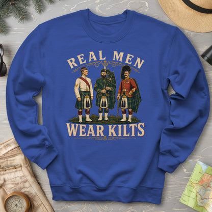 Real Men Wear Kilts Sweatshirt