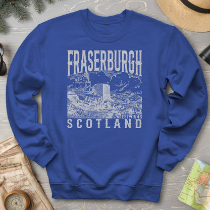 Fraserburgh Scotland Sketch Sweatshirt