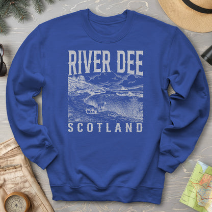 River Dee Scotland Sketch Sweatshirt