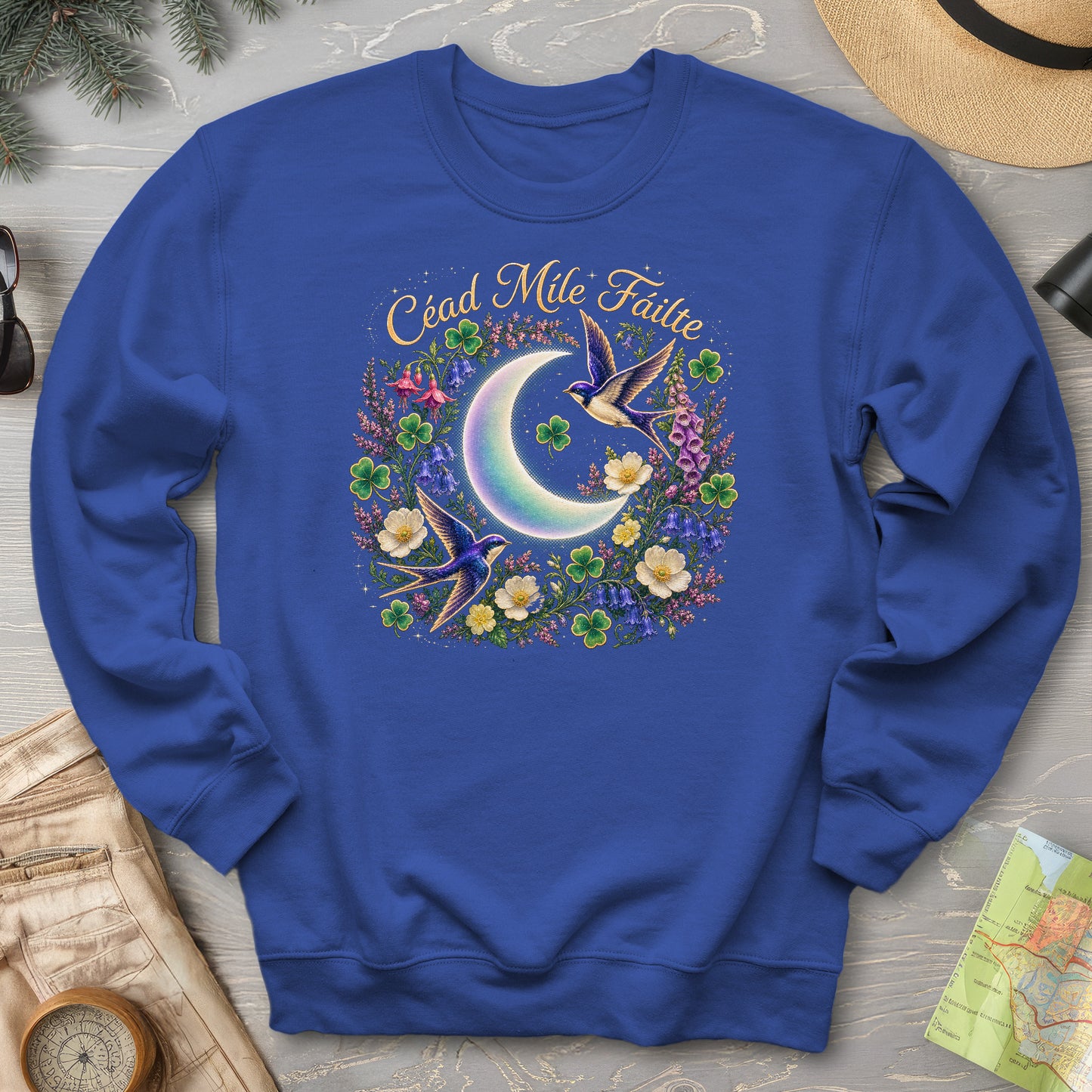 Céad Míle Fáilte Moon Sweatshirt