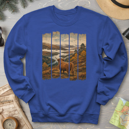 Scotland Coo Panels Sweatshirt